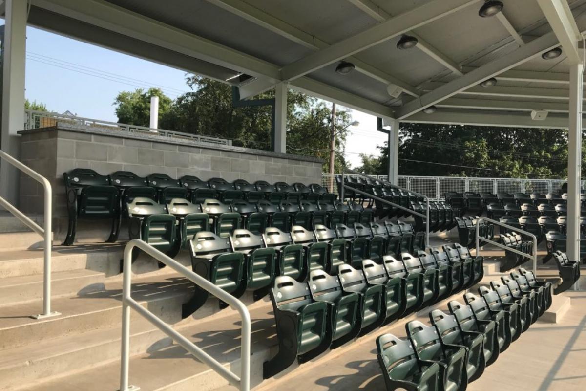 Tink Larson Community Field Grandstand Seating